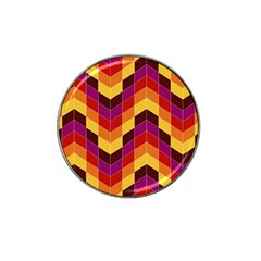 Geometric Pattern Triangle Hat Clip Ball Marker (4 Pack) by Wegoenart