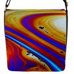 Soap Bubble Color Colorful Flap Closure Messenger Bag (s) by Wegoenart