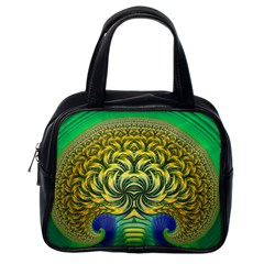 Fractal Tree Abstract Fractal Art Classic Handbag (one Side) by Wegoenart