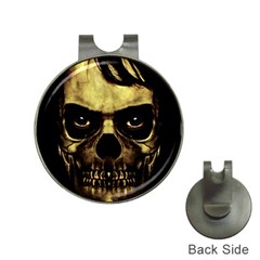 Angry Skull Monster Poster Hat Clips With Golf Markers by dflcprints