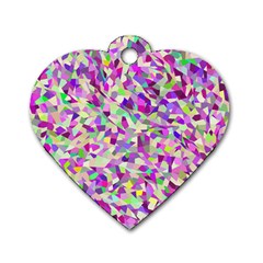 Verba Dog Tag Heart (two Sides) by artifiart