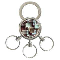 Texture Artwork Mural Murals Art 3-ring Key Chains by Pakrebo