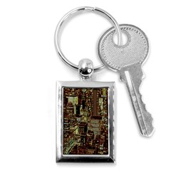 New York City Skyscrapers Key Chains (rectangle)  by Pakrebo