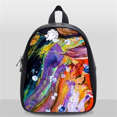 Abstract Modern Detail Color School Bag (small)