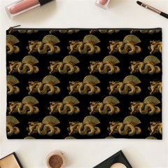 Dragon Motif Print Pattern Cosmetic Bag (xxxl)