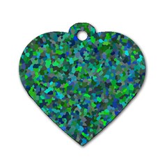 Plega Dog Tag Heart (two Sides) by artifiart