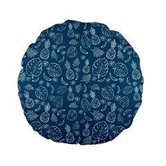 Tropical Pattern Standard 15  Premium Flano Round Cushions by Valentinaart