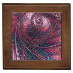 Fractal Artwork Digital Pattern Framed Tiles by Pakrebo