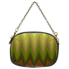 Zig Zag Chevron Classic Pattern Chain Purse (two Sides)