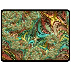 Fractal Artwork Pattern Digital Double Sided Fleece Blanket (large)  by Pakrebo