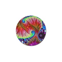 Fractal Art Fractal Colorful Golf Ball Marker (4 Pack)