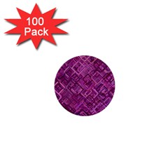 Purple Pattern Background 1  Mini Buttons (100 Pack) 