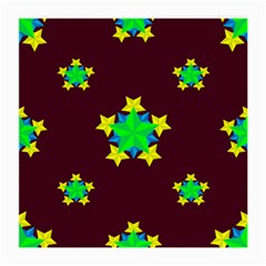 Pattern Star Vector Multi Color Medium Glasses Cloth