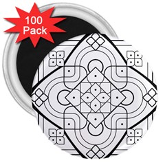 Mandala Drawing Dyes Page 3  Magnets (100 Pack)