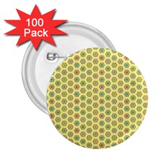 A Hexagonal Pattern 2 25  Buttons (100 Pack)  by Pakrebo