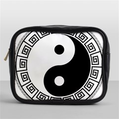 Yin Yang Eastern Asian Philosophy Mini Toiletries Bag (one Side) by Pakrebo