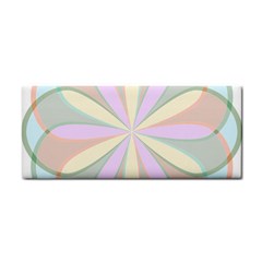 Flower Stained Glass Window Symmetry Hand Towel