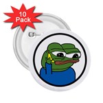 Apu Apustaja with banana phone Wall eyed Pepe the frog Kekistan 2.25  Buttons (10 pack)  Front