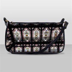 Stained Glass Window Repeat Shoulder Clutch Bag by Pakrebo