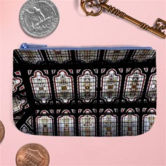 Stained Glass Window Repeat Large Coin Purse by Pakrebo