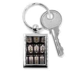 Window Image Stained Glass Key Chains (rectangle) 