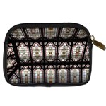 Window Image Stained Glass Digital Camera Leather Case Back