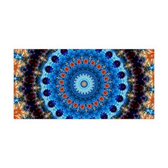 Rose Kaleidoscope Art Pattern Yoga Headband by Pakrebo