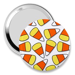 Candy Corn Halloween Candy Candies 3  Handbag Mirrors by Pakrebo