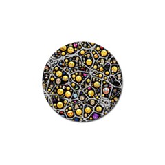 Mental Emojis Emoticons Icons Golf Ball Marker (10 Pack)