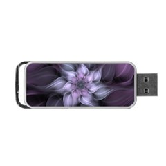 Purple Flower Windswept Portable Usb Flash (two Sides) by JezebelDesignsStudio