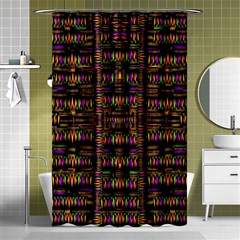 Surrounded By  Ornate  Loved Candle Lights In Starshine Shower Curtain 48  X 72  (small)  by pepitasart