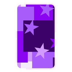 Purple Stars Pattern Shape Memory Card Reader (rectangular) by Pakrebo