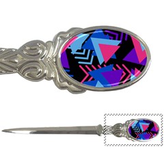 Memphis Pattern Geometric Abstract Letter Opener by Pakrebo