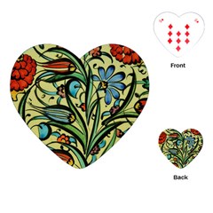 Mosaic Tile Art Ceramic Colorful Playing Cards (heart) by Pakrebo