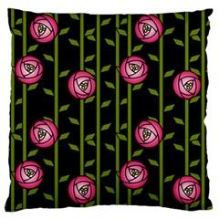 Rose Abstract Rose Garden Standard Flano Cushion Case (one Side) by Pakrebo