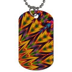 Background Abstract Texture Chevron Dog Tag (two Sides) by Mariart