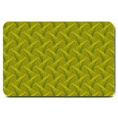 Autumn Leaves Pattern Large Doormat  by LoolyElzayat