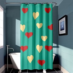 Tenderhearted Shower Curtain 36  X 72  (stall)  by WensdaiAmbrose