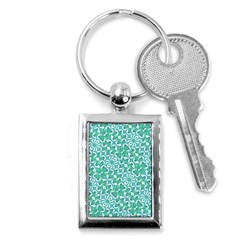 Colorful Abstract Print Pattern Key Chains (rectangle) 