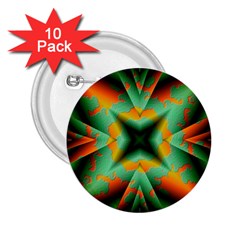 Farbenpracht Kaleidoscope 2 25  Buttons (10 Pack) 