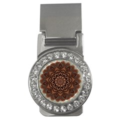 Abstract Art Texture Mandala Money Clips (cz)  by Pakrebo