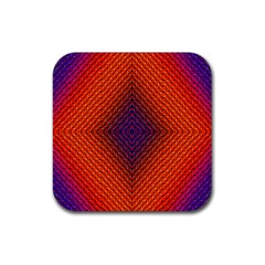 Background Fractals Surreal Design Rubber Coaster (square)  by Pakrebo