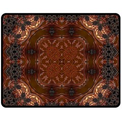 Background Image Structure Brown Black Fleece Blanket (medium) 