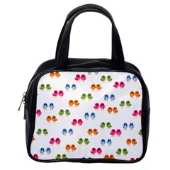 Tweet-hearts Pattern Classic Handbag (one Side) by WensdaiAmbrose