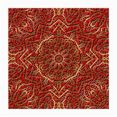 Tile Background Image Pattern 3d Red Medium Glasses Cloth