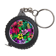 Neon Hibiscus Measuring Tape by retrotoomoderndesigns