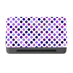 Shades Of Purple Polka Dots Memory Card Reader With Cf by retrotoomoderndesigns