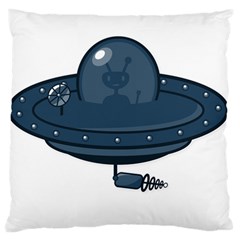 Ufo Unknown Alien Alie Standard Flano Cushion Case (two Sides) by Wegoenart