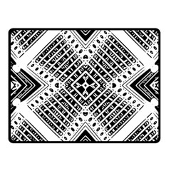 Pattern Tile Repeating Geometric Fleece Blanket (small) by Pakrebo