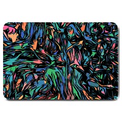 Tree Forest Abstract Forrest Large Doormat  by Pakrebo